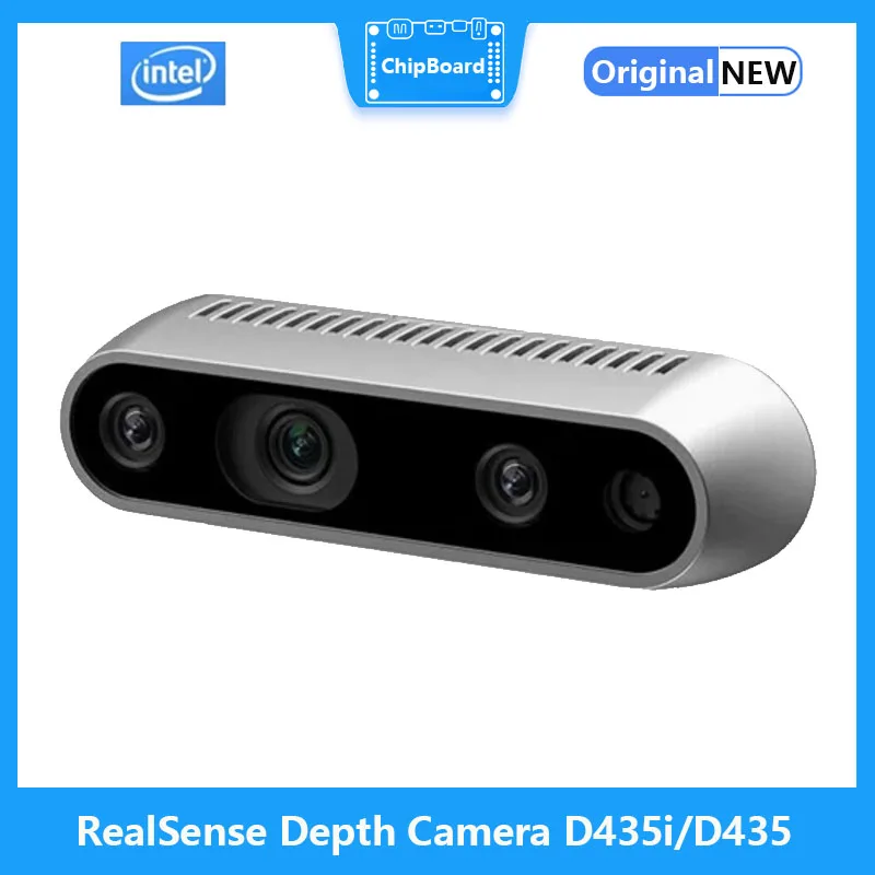 Фото Камера глубины RealSense D435i/D435 Осведомленность IMU Виртуальная/возвратная реальность и дроны ROS Бинокулярная 3D стереокамера №4