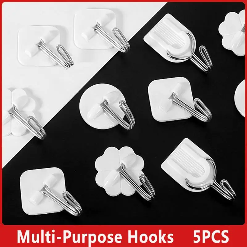 

5 шт., настенные крючки для ключей и полотенец