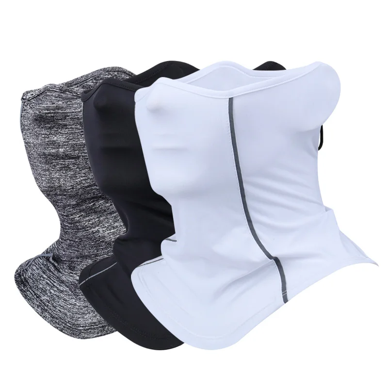 

Motorcycle Balaclavas Tubes Autumn Windproof Mask Scarf Outdoor Dustproof Riding Driving Mask Ice Silk Breathable Bicycle Mask