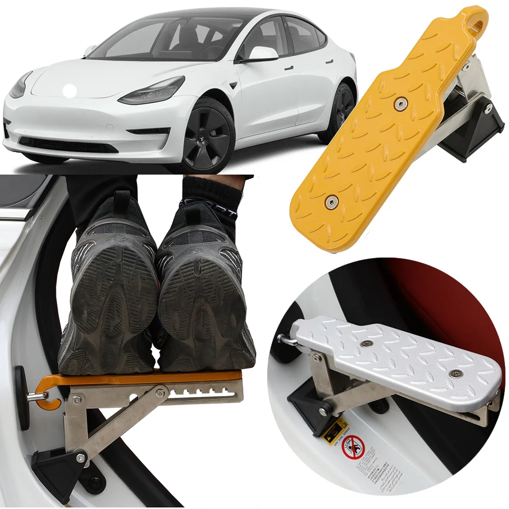 

CAR DOOR STEP,Extra Long-Supports Both Feet, As Seen on Shark Tank FOR tesla model 3 2020-2025 Car washing tool