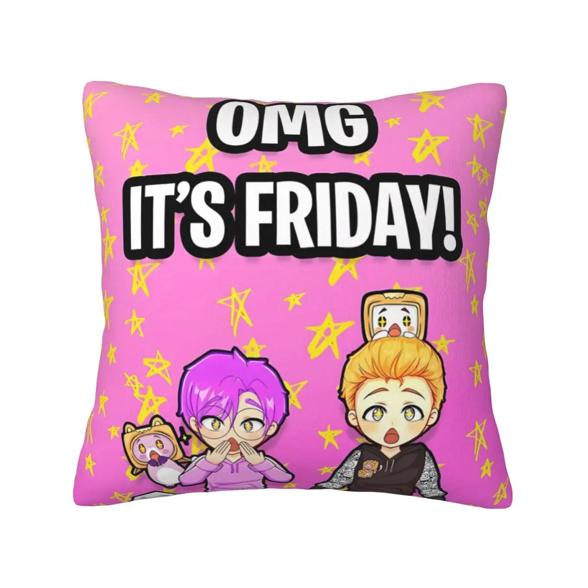 Всесезонные роскошные бархатные наволочки Lankybox Foxy Boxy Kawaii мягкие и элегантные для