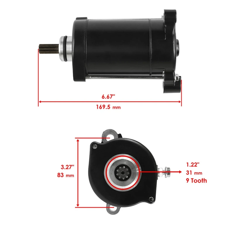 Пусковой двигатель 64X-81800-00-00 для Yamaha Waverunner GP760 XL760 Waveraider RA760 Waveblaster WB760 Waveventure WVT760
