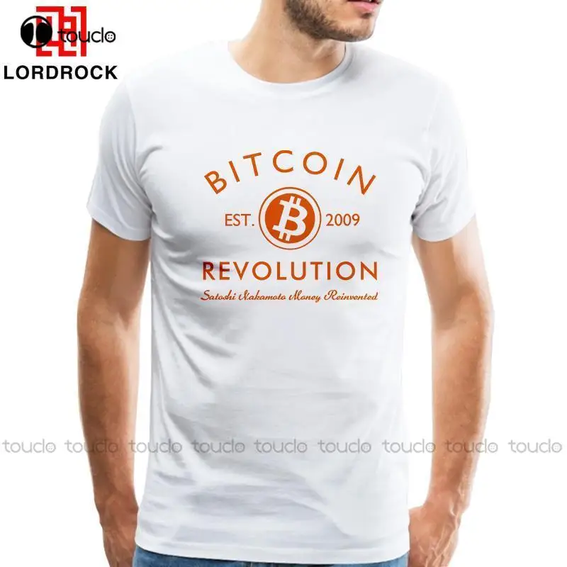 

Cotton Fitness Clothing Bitcoin Revolution T Shirt Streetwear Design Short Sleeve Currency Tees Moneymilitary T Shirts Xs-5Xl