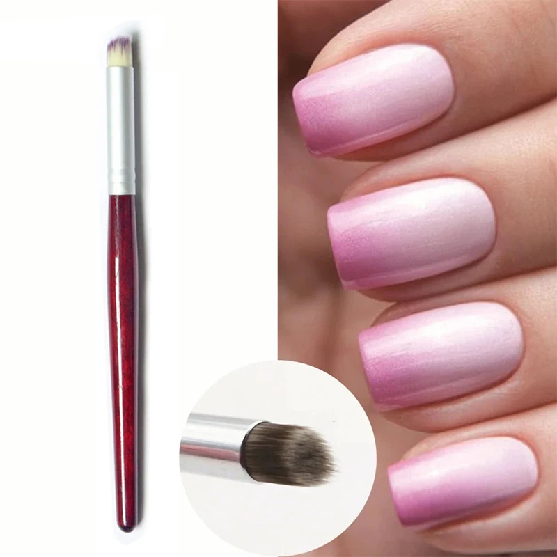 1PC Fine Nylon Hair Gradient Nail Brush Nail Drawing Ombre Art Brushes For Manicure Gel Polish Draw Paint Pen Nail Tools YZL1