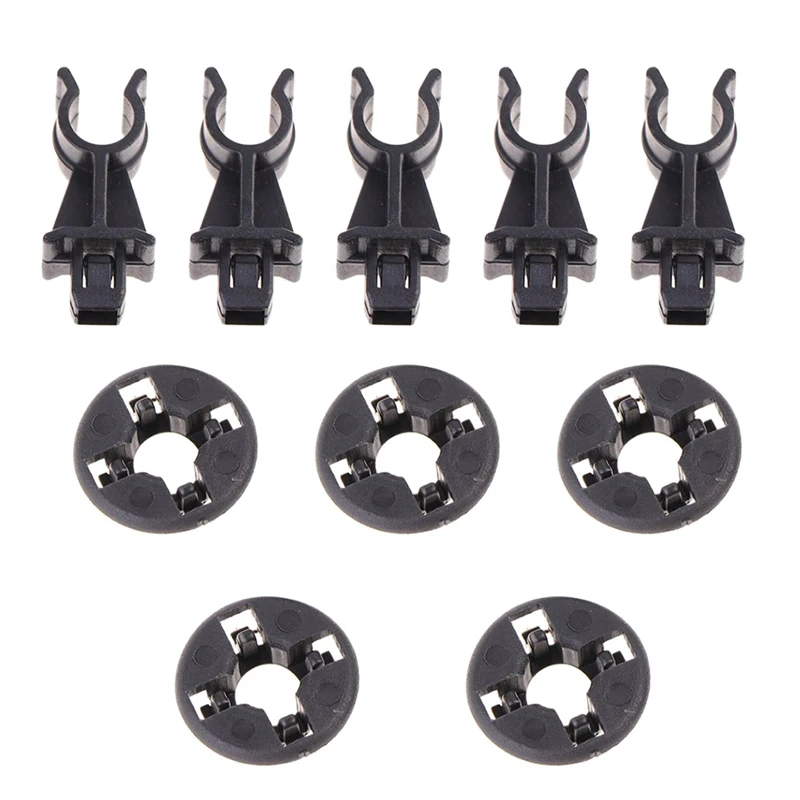 2pc/10pcs Retainer Clip Set Bonnet Hood Support Prod Rod Clamp Holder
