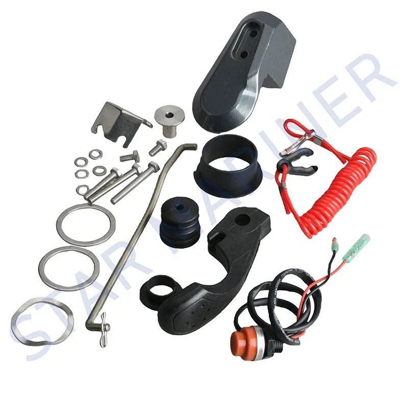 6AH-W0084 Ручка рулевого управления в сборе для подвесного мотора Yamaha 4-тактный F9.9 F13.5