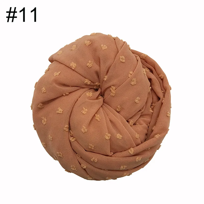 pom pom bubble chiffon hijab scarf women long shawl wrap muslim headband maxi islamic Sjaal 180*70cm
