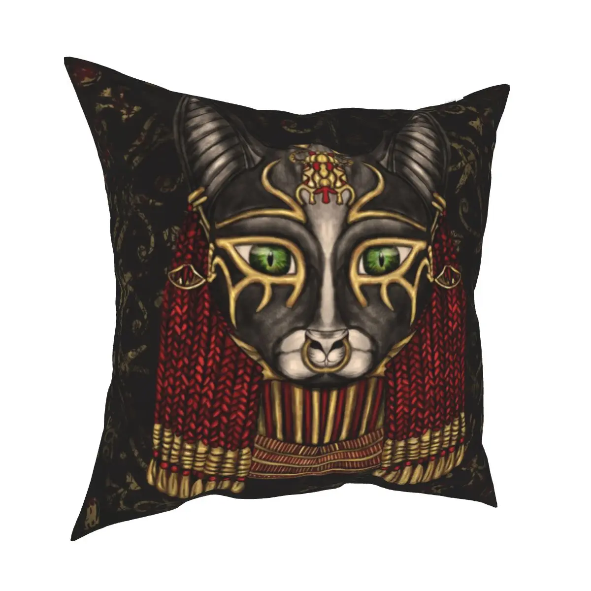 

Bastet Egyptian Goddess Pillowcase Cushion Cover Decorations Ancient Egypt Pillow Case Cover for Seater Double-sided Printing