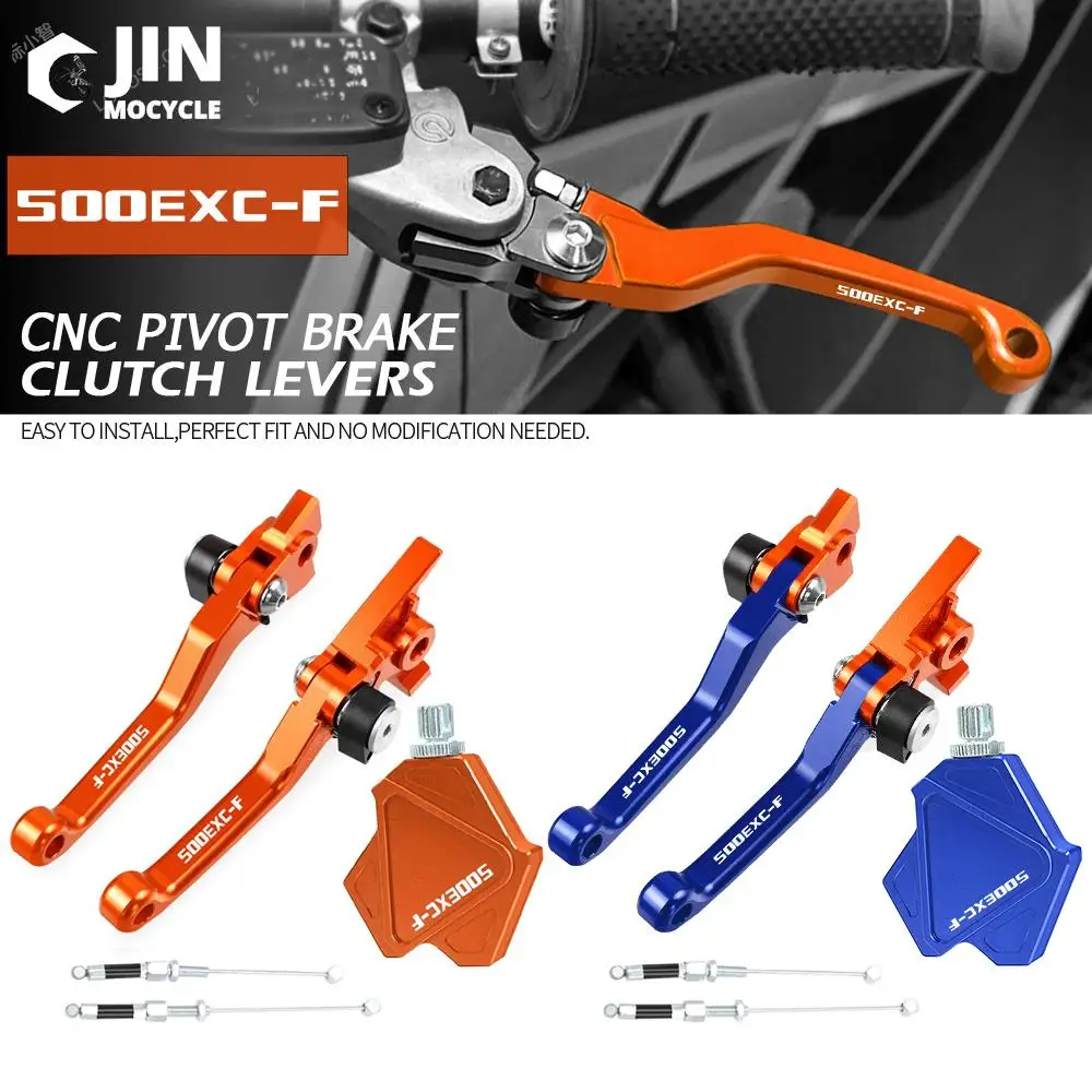 

Motorcross Dirt Bike CNC Brake Clutch Levers Stunt Clutch Pull Cable Lever Easy System For KTM 500EXCF 500 EXC-F 2014 2015 2016