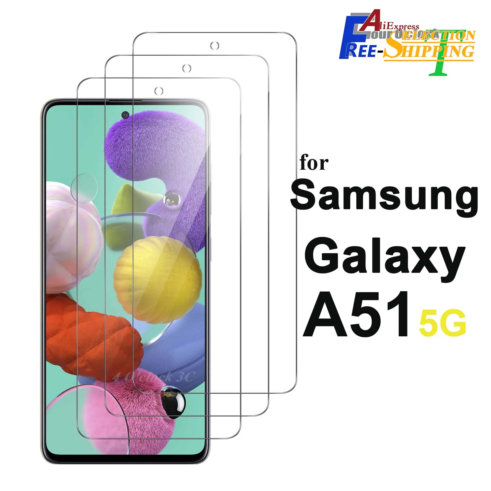 Защита экрана из закаленного стекла для Samsung Galaxy A51 5G 6 5 дюйма прозрачная слюда 9H HD