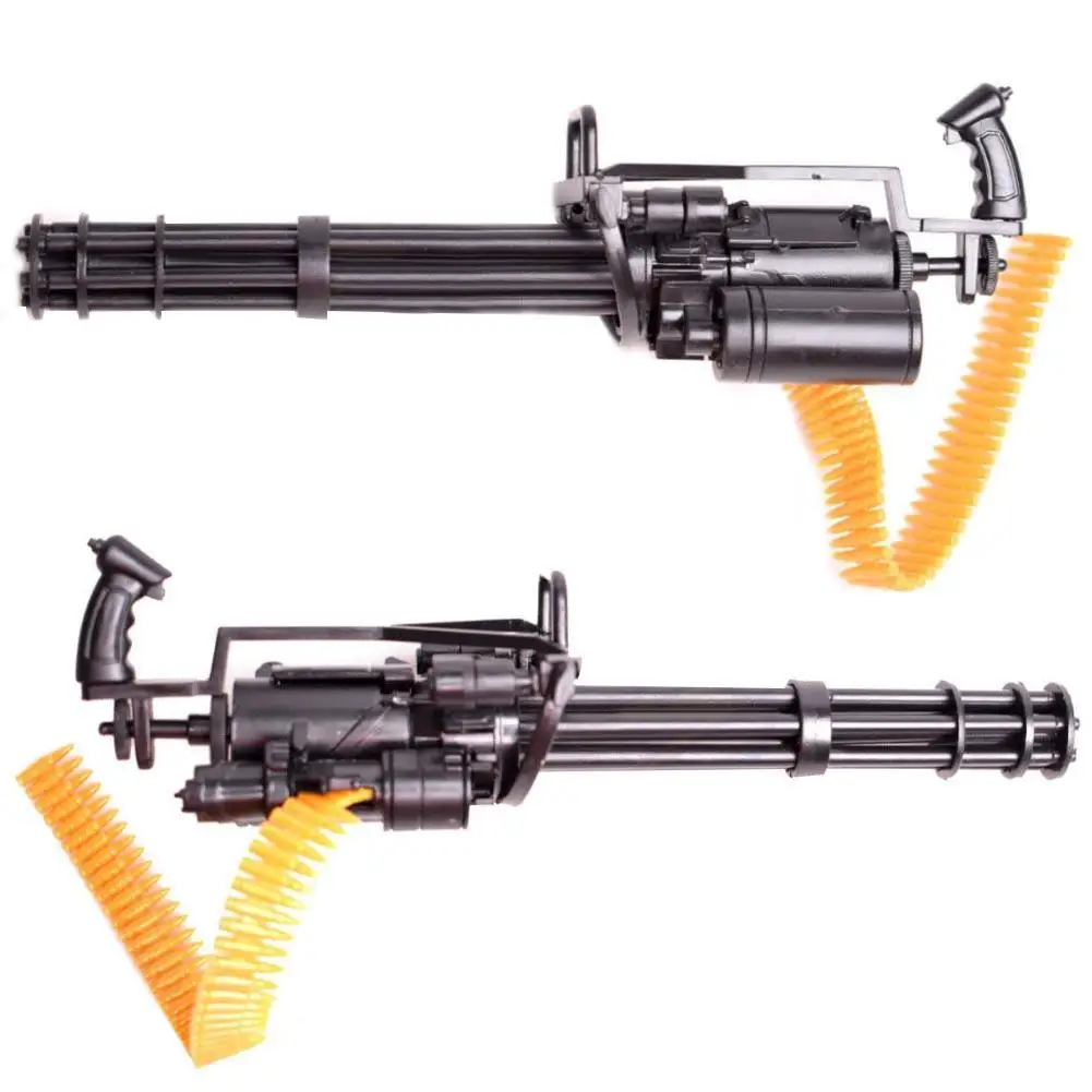 Масштаб 1:6 M134 Gatling Minigun пластиковый 4D пистолет модель T800 тяжелые пулеметы с