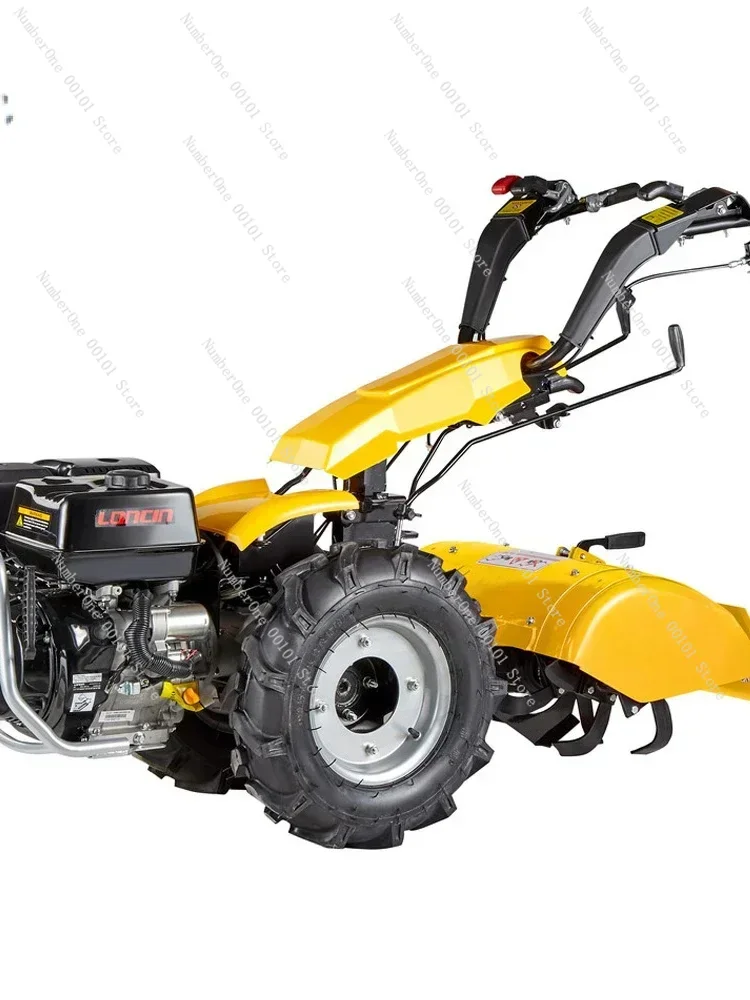 Газонокосилка травокосилка Scythe 7 в 1 функциональный двухколесный трактор