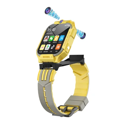 Детские умные часы 4G LTE с GPS-трекером HD Video Call SOS Emergency Parental Control Развивающие приложения для мальчиков и девочек от 3 до 14 лет