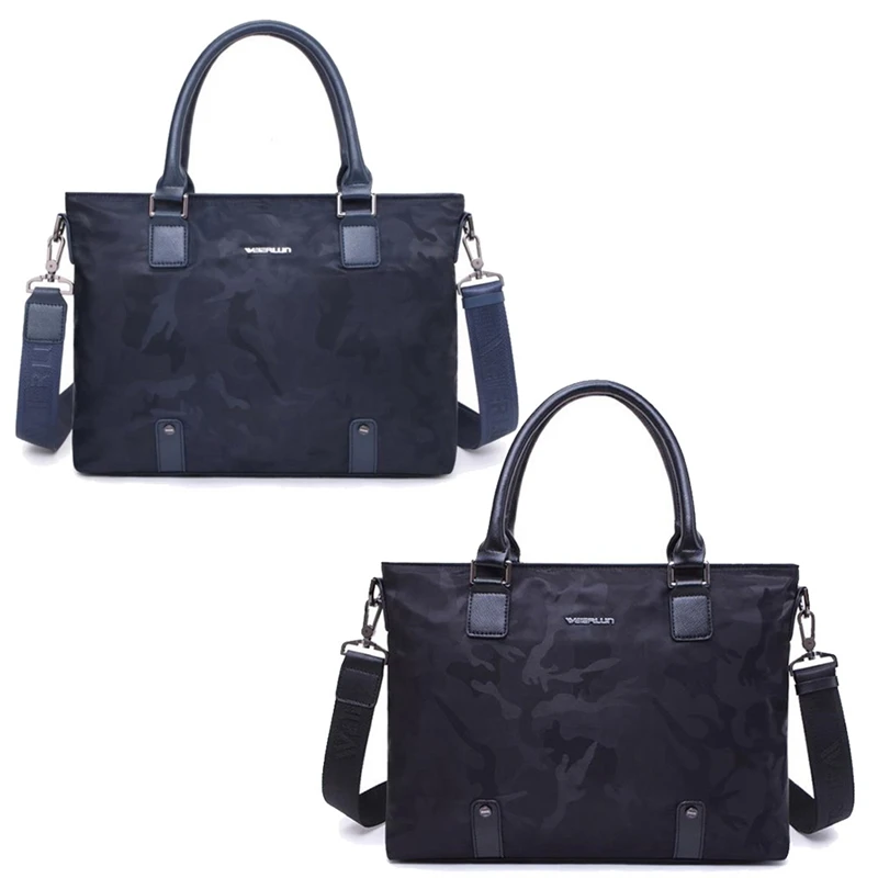 

WEIERLUN Business Handbag Men's Bag Oxford Cloth Messenger Bag Briefcase Men's Bag Shoulder Bag