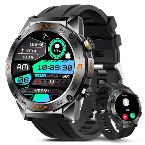 JELLOO Тактические умные часы 1, 52 дюйма