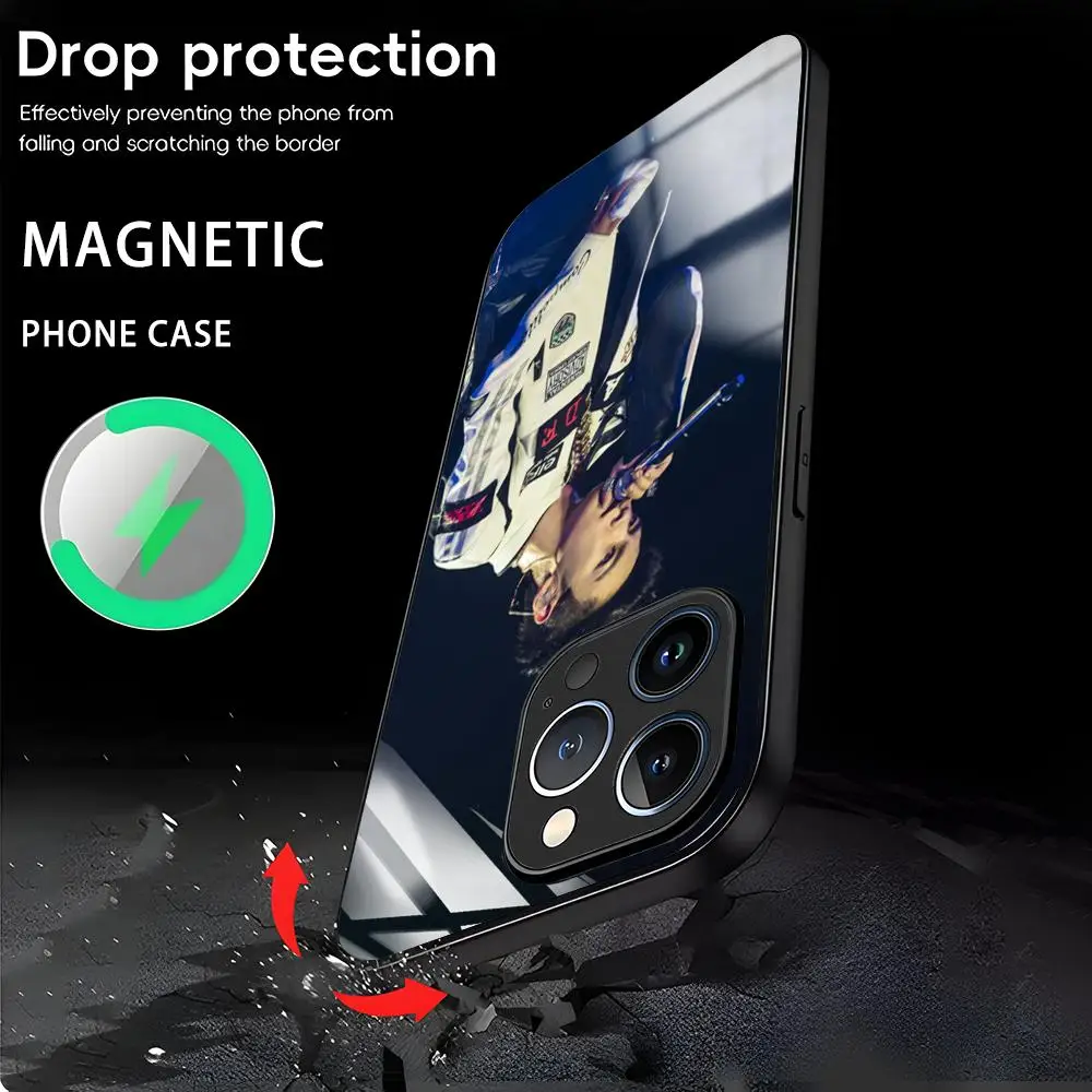 Чехол для телефона K-Pop TOP Choi Seung Hyun ins iPhone 16 15 14 13 12 11 X XR XS 8 Plus Mini Pro Max стеклянный