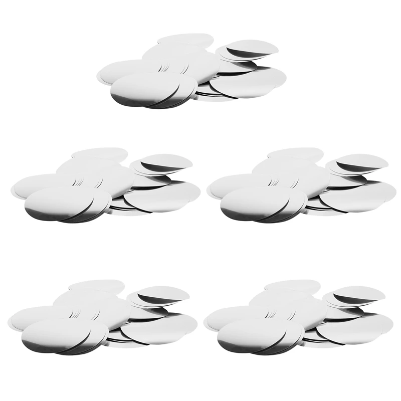 

250Pcs 3Inch Silver Wine Pourer Disk Drip-Proof Drip Pouring Pour Spout