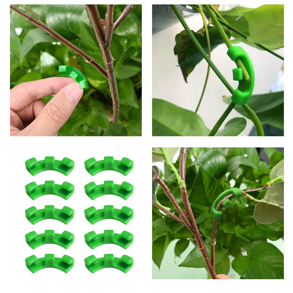 

10pcs 90 Graden Plant Bender Clips Voor Planten Lage Stress Controle Groei Training Gebogen Planten Bevestigingsclip Planten