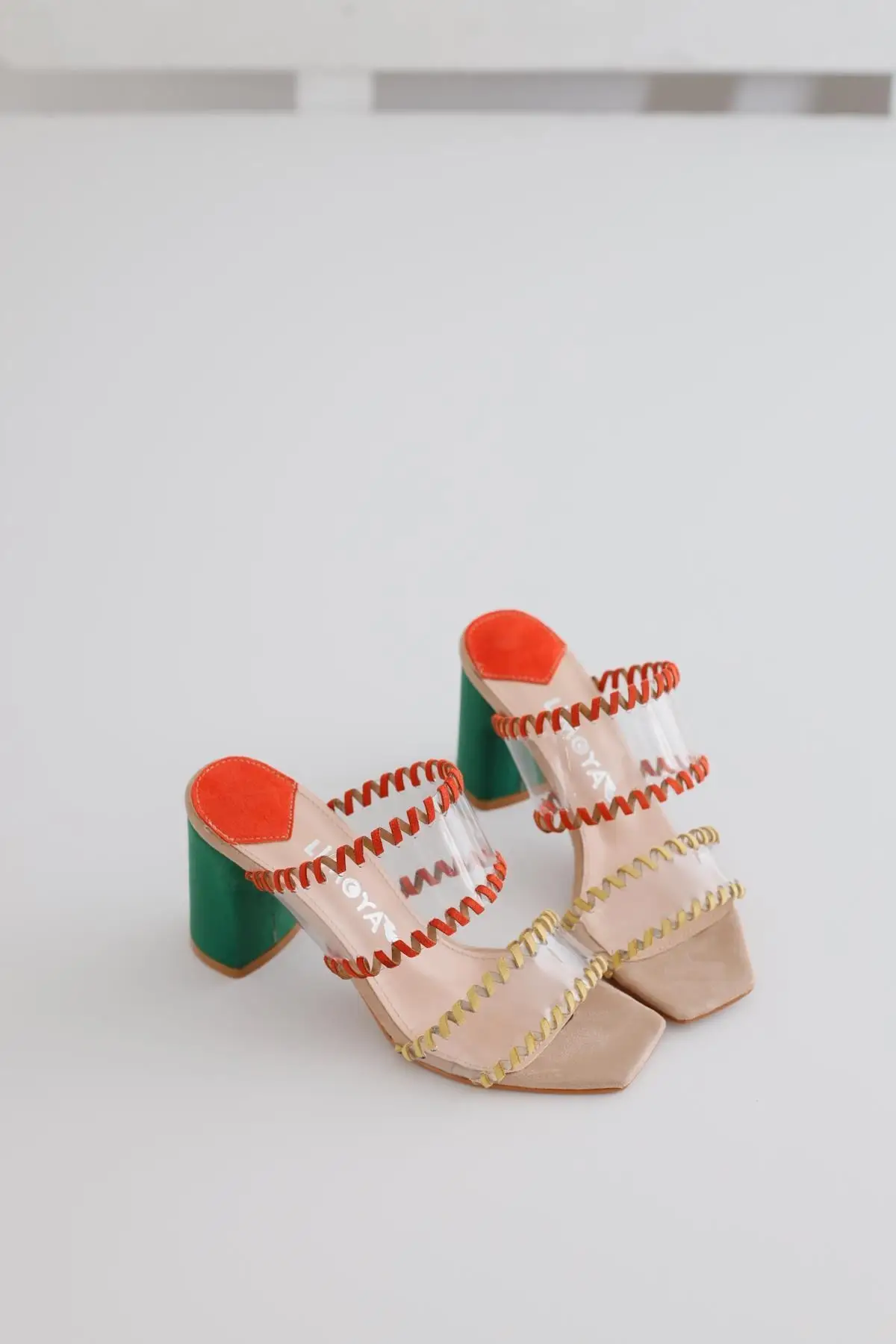 

Julianne Colorful Transparent Strappy Heels Slippers