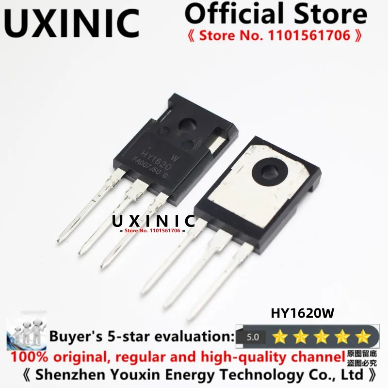 

UXINIC 10pcs/LOT 100% New Imported OriginaI HY1620W HY1620 TO-247 N-Channel FET 200V 60A