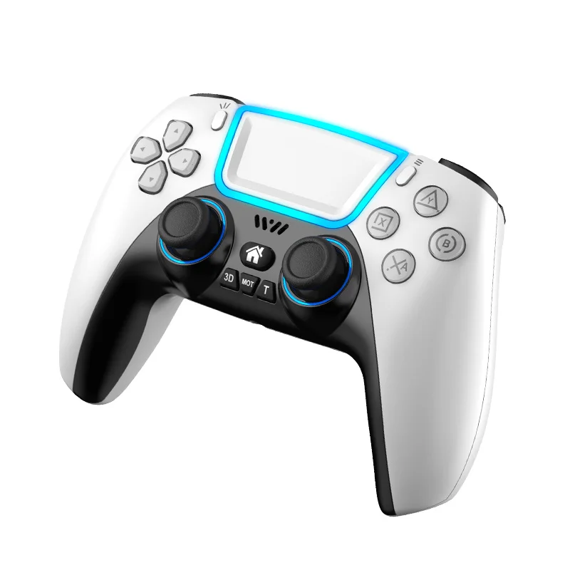 2023  Wireless Gaming Controller Ps4 Gamepad Joystick for PC/Steam/Switch/ P4 Game Console with RGB light