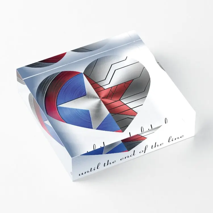 Акриловая блочная подкладка Stucky в форме сердца прозрачная для дома и свадьбы