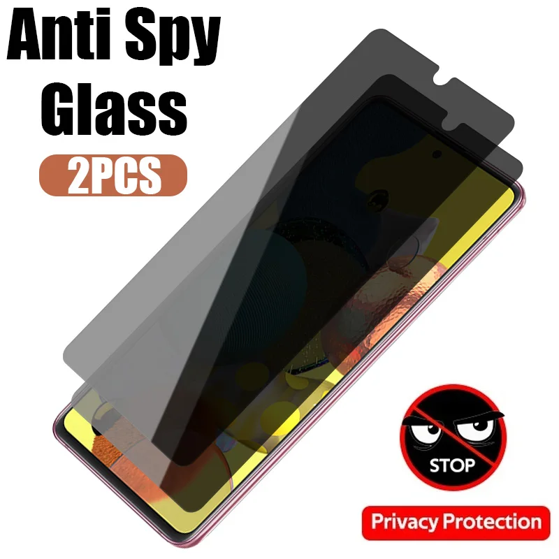 

2PCS Anti Spy Glass for Samsung Galaxy A52 A40 A50 A70 A71 A72 Protective Glass for Samsung A22 A31 A23 A52S A33 A53 5G Glass