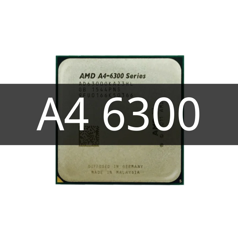 

AMD A4-Series A4 6300 A4 6300k Dual-Core CPU Processor AD6300OKA23HL /AD630BOKA23HL Socket FM2