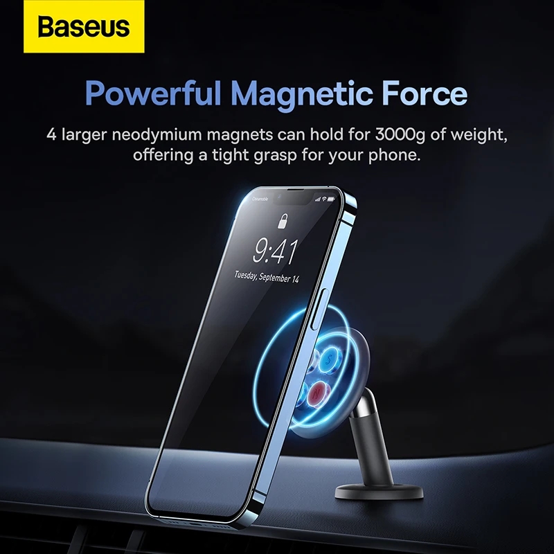 

Baseus Magnetic Car Phone Holder For iPhone 12 13 Samsung S22 S21 Xiaomi Huawei Phone Holder Mobile Phone in Car