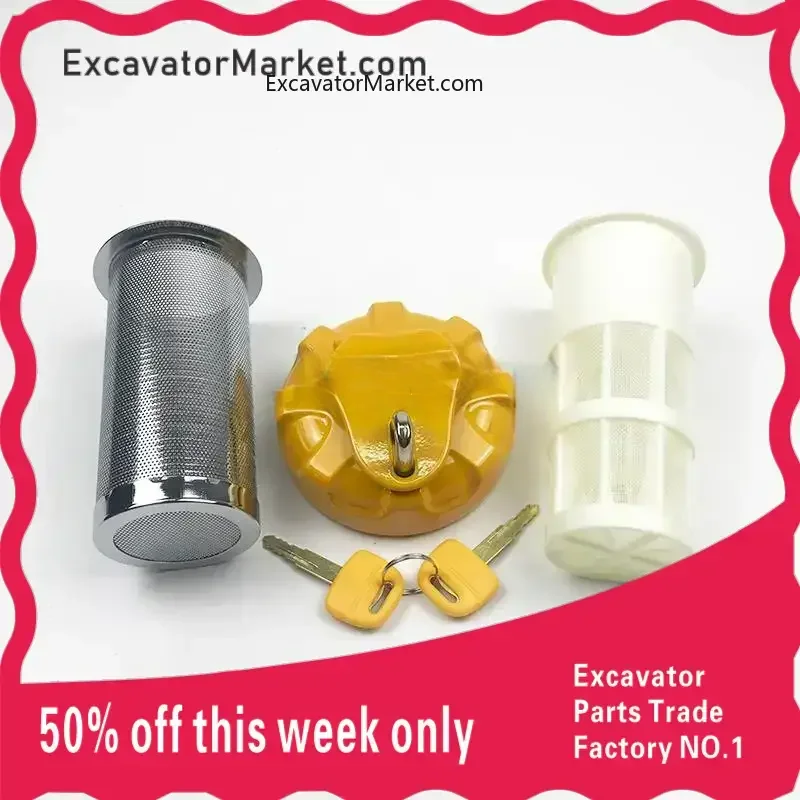 Высокое качество для XCMG XE75D 80 60 135 150 210 335 крышка топливного бака фильтр крышки