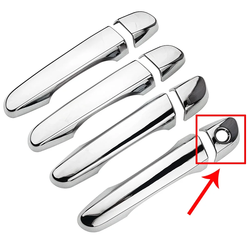 

Для Hyundai ix25 Creta 2015 2016 2017 2018 2019 хромированный Стайлинг внешняя дверная ручка крышка молдинг безель хромированная наклейка на автомобиль