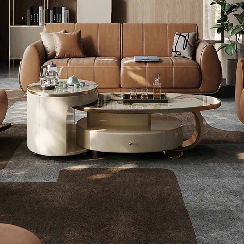 Угловой журнальный столик Newclassic экономящий место промышленный современный