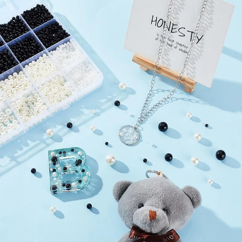 3492 Шт. Акриловые Жемчужные Бусины Без Сверления Искусственный Жемчуг 3/4/5/6/8/10 Мм