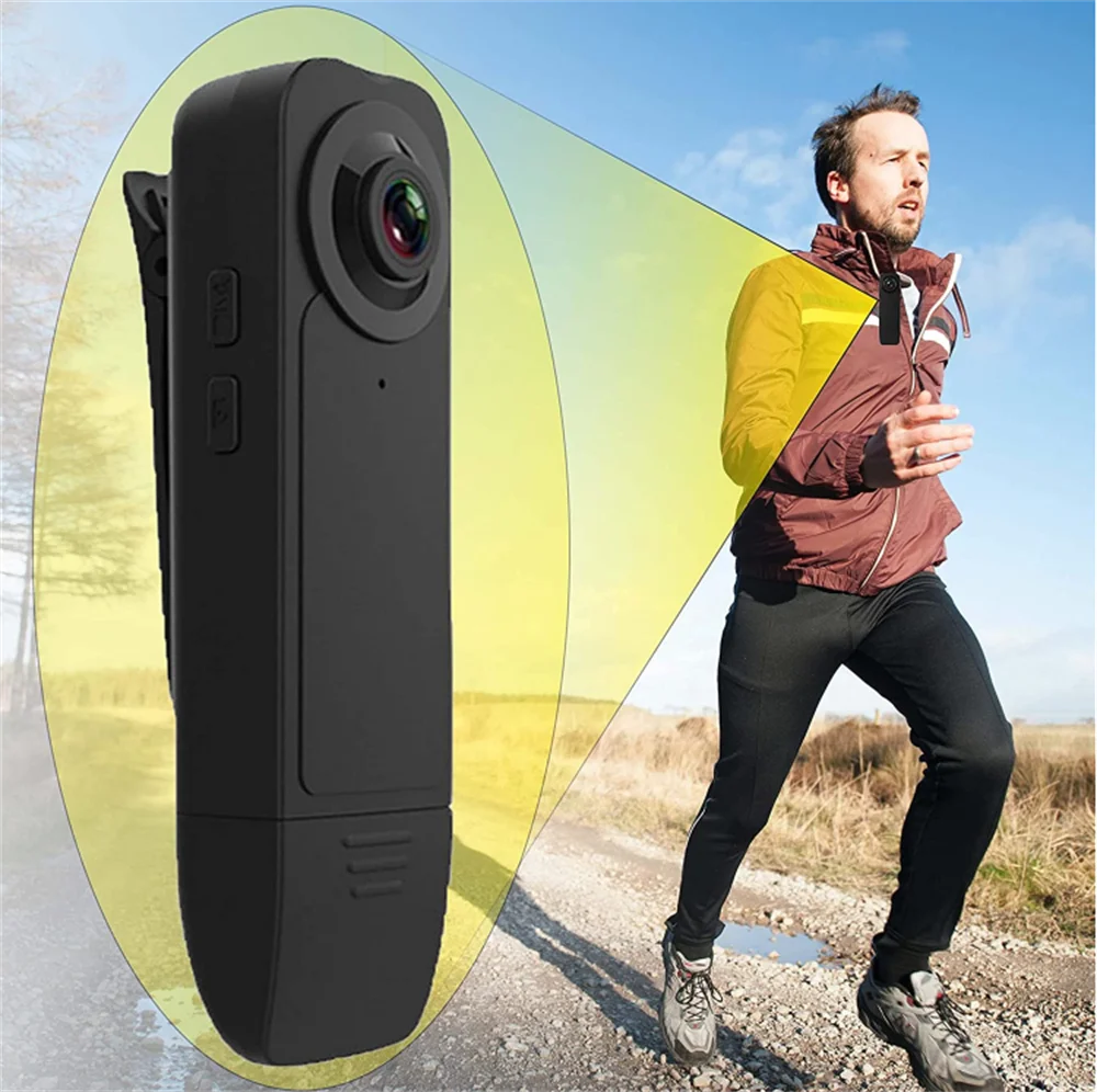 

Mini Camera 1080P Night Vision HD Motion Detection Micro Portable Outdoor Sports Back Clip DV Camcorder Lavalier Cameras