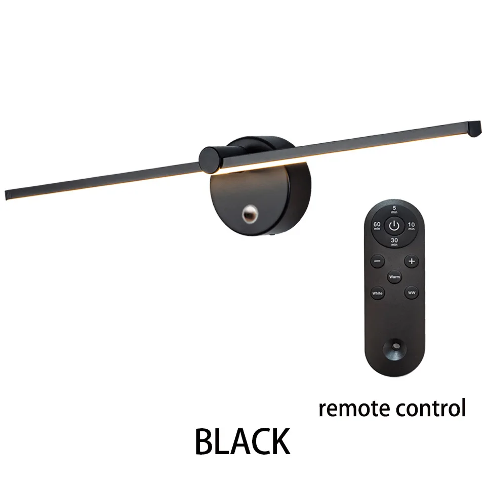 

Трехцветный поворотный аккумуляторный настенный светильник