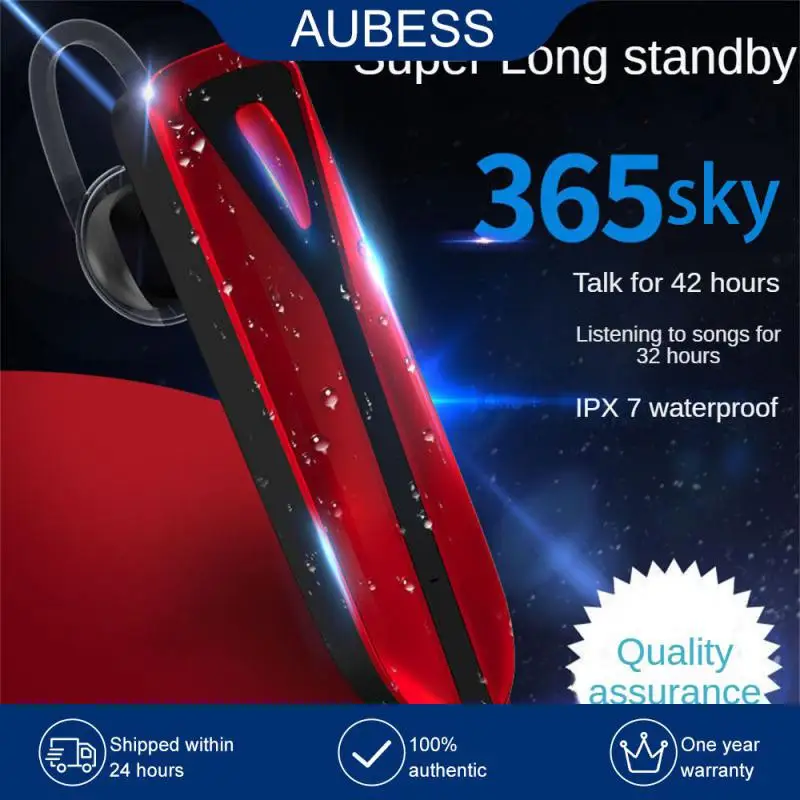

Effective Distance 10 Meters Hd Voice Wireless Headset Stable Transmission Headset Battery Capacity 250 Ma