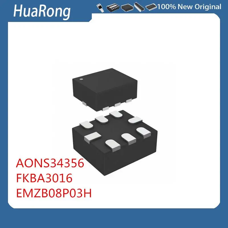 

5 шт./партия, AONS34356, модель 34356 дюйма, FKBA3016, EMZB08P03H, QFN-8 RT8807BGQW