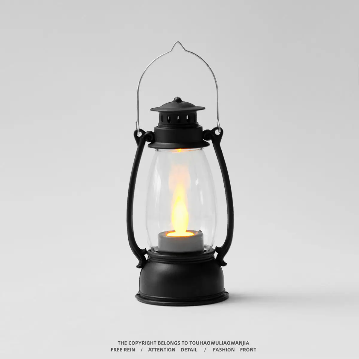 

Solar outdoor courtyard garden vintage night light