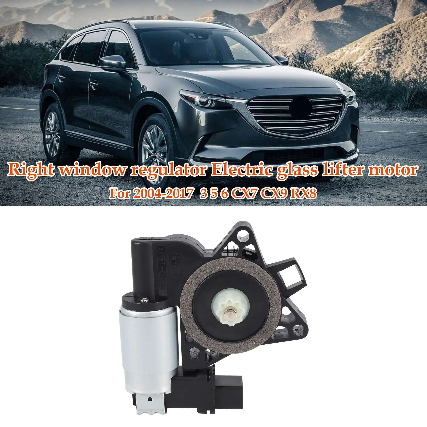 Электрический стеклоподъемник правого стекла для Mazda 3 5 6 CX7 CX9 RX8 2004-2017 gj6a5858xf 742-802