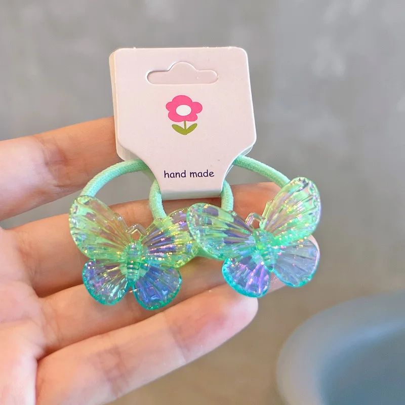 2 шт. Детские эластичные резинки для волос с градиентом