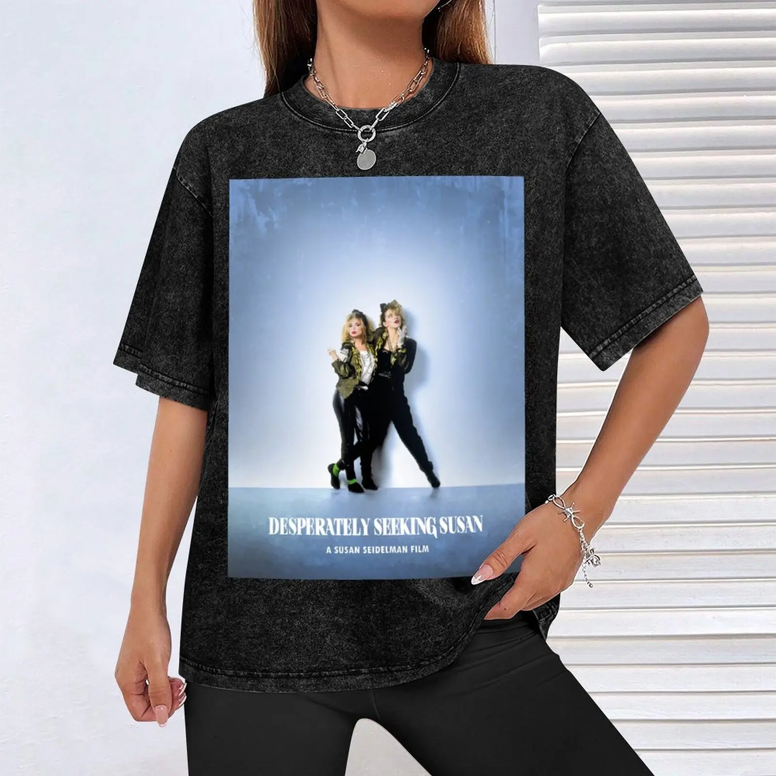 Футболка Desperately Seeking Susan забавные футболки с мемми летняя одежда компрессионная