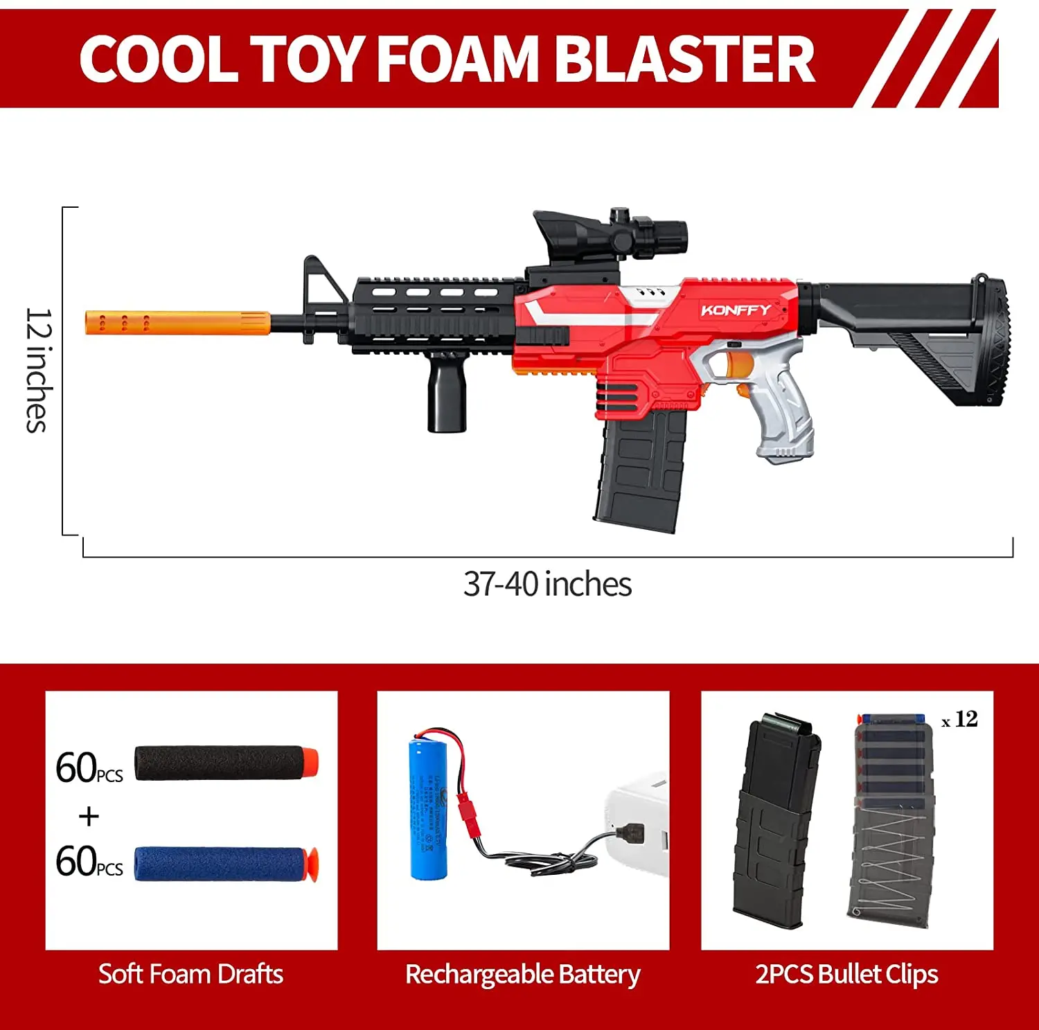 Игрушечный пистолет для Nerf автоматическая снайперская винтовка 3 режима