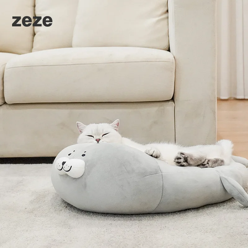 

Уплотненный кошачий наполнитель zeze, Всесезонная универсальная летняя съемная и моющаяся будка, домик для кошки, кровать для кошки, товары для домашних животных