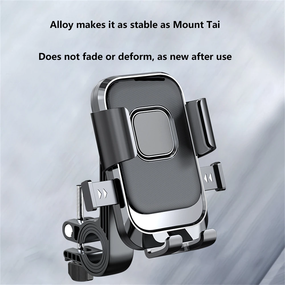 

MTB Mountain Bicycle Phone Holder Anti-slip Motorcycle Handlebar Mobile Phone Bracket GPS Clip Navigation Bike Phone Holder