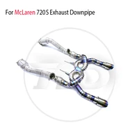 hmd titanium alloy exhaust system performance catback and downpipe for mclaren 720s auto modification electronic valve muffler