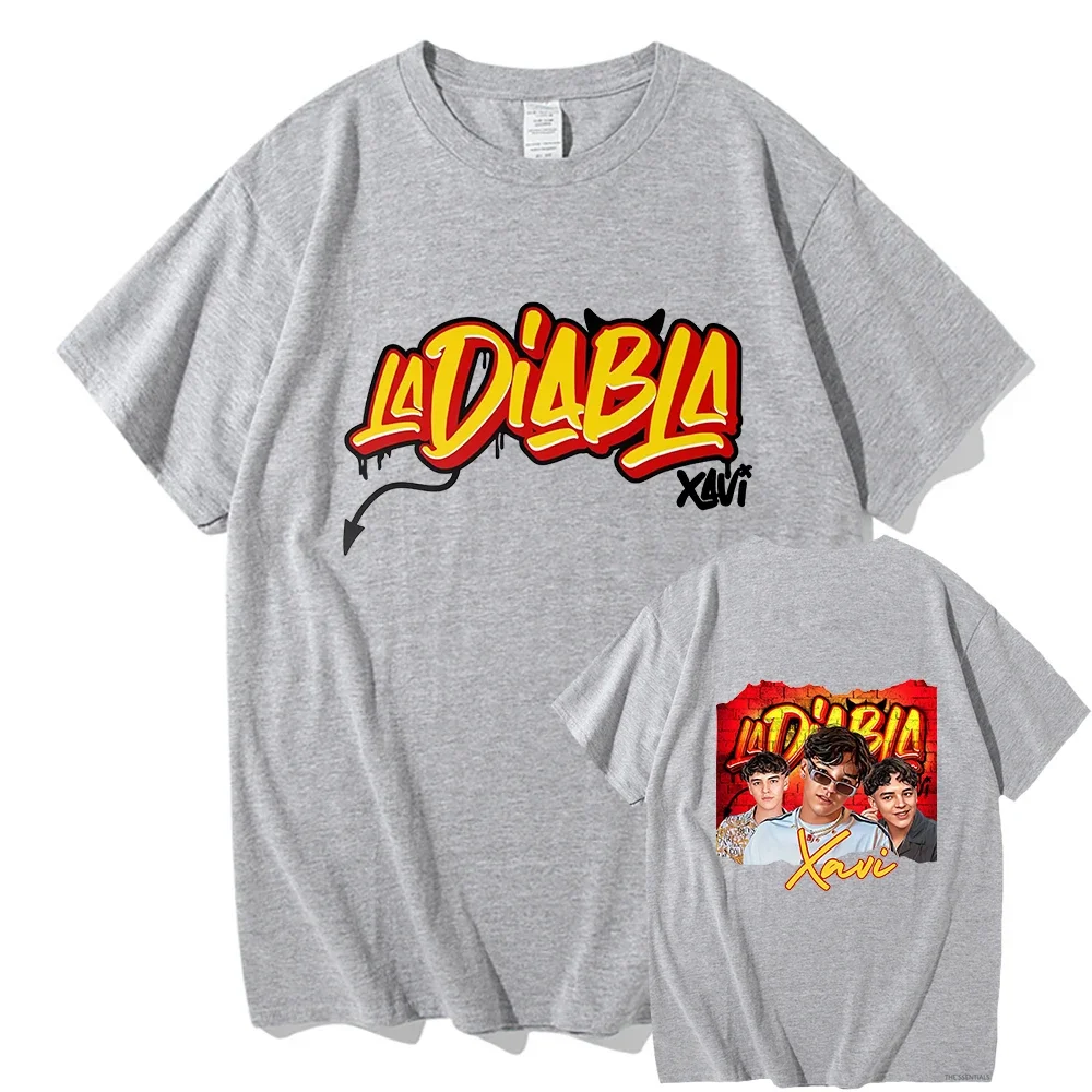 Модные футболки с альбомом Natanael Cano Xavi La Diabla мужская/женская одежда эстетичная