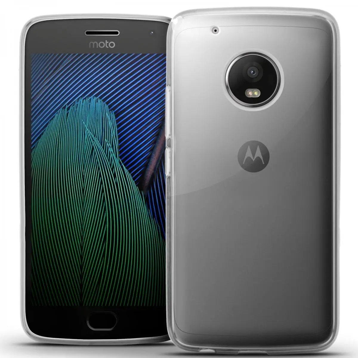 

Mobile phone case TPU gel case for Motorola Moto G5 Plus transparent