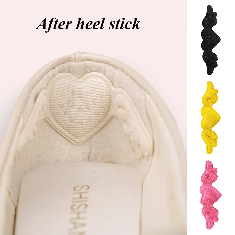 

1Pair High Heel Insoles Butterfly Adjust Size Heel Liner Grips Protector Sticker Heel Pad Foot Care Anti Keep Abreast Heel Pads