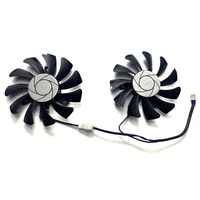 2pcs brand new graphics cooling fan ha8010h12f z for msi gtx1050ti 1050 4gt oc 2g4g video card cooler fan