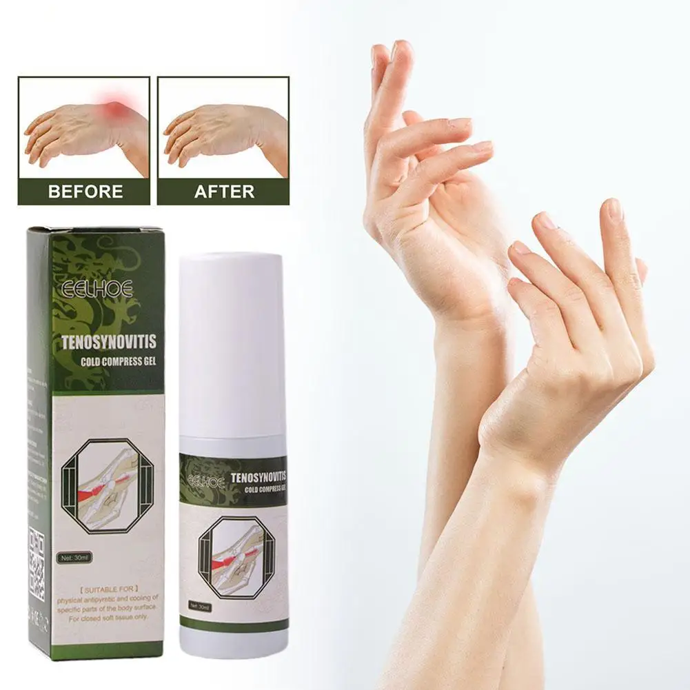 

30ml Tenosynovitis Cold Compress Gel Spray Foot Joint Pain Tendon Cold-compress Cream Pain Feet Gel Plaster G3M2